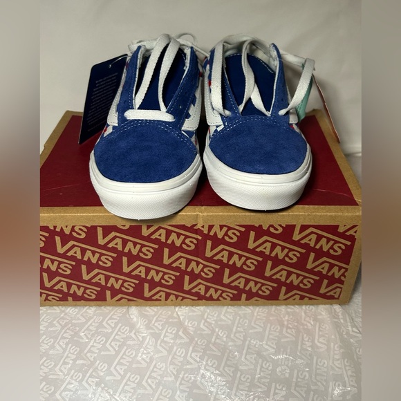 Vans Kids ComfyCush Old Skool Sneakers Autism Awareness Brand New - Picture 11 of 12